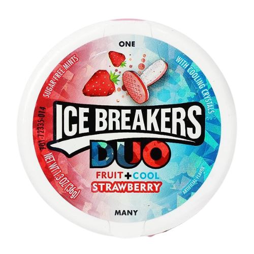 Load image into Gallery viewer, Buy Ice Breakers Duo Munchies Strawberry | Slimjim India
