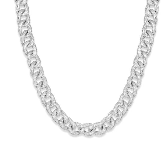 Buy Iced Rolo Chain CHAIN Silver | Slimjim India