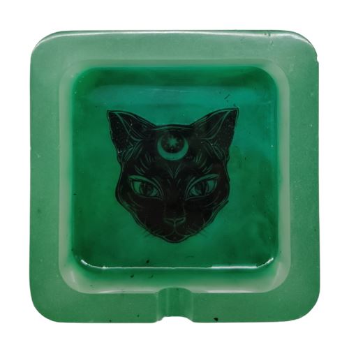 Buy Infinite Chaos - Emerald Feline Ashtray Ashtray | Slimjim India