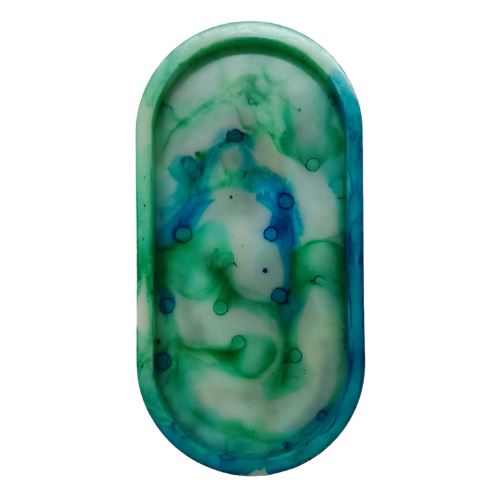 Buy Infinite Chaos - Emerald - Resin Rolling Tray Rolling Tray | Slimjim India