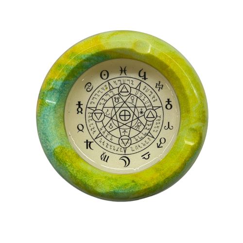 Buy Infinite Chaos - Faded Green Occult Ashtray | Slimjim India
