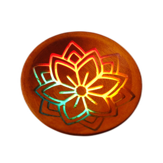 Buy LitLab Mixing Bowl - Mandala wooden mixing bowl Lit Lab Mandala Mixing bowl rasta | Slimjim India