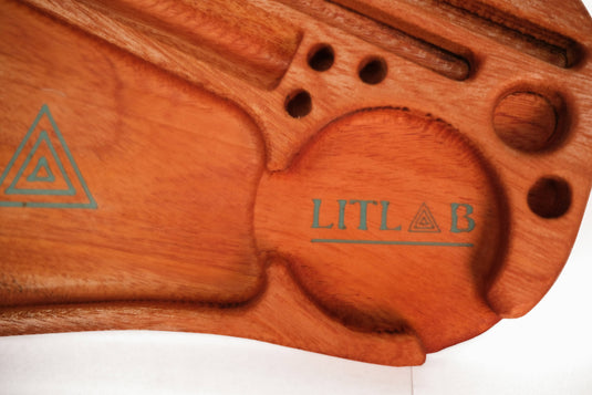 Buy LitLab - Wooden Rolling Tray V2 Wooden Rolling tray | Slimjim India