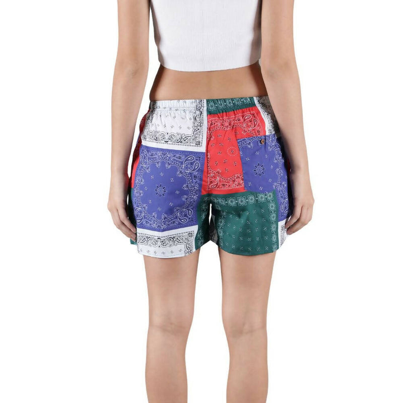Load image into Gallery viewer, Buy Multicolour Scarf Print Womens Boxers Boxers | Slimjim India
