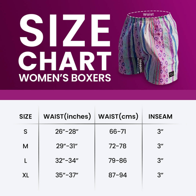 Load image into Gallery viewer, Buy Multicolour Scarf Print Womens Boxers Boxers | Slimjim India
