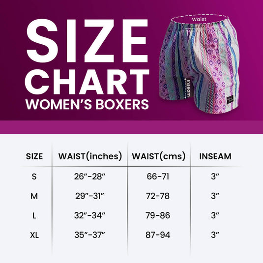 Buy Multicolour Scarf Print Womens Boxers Boxers | Slimjim India