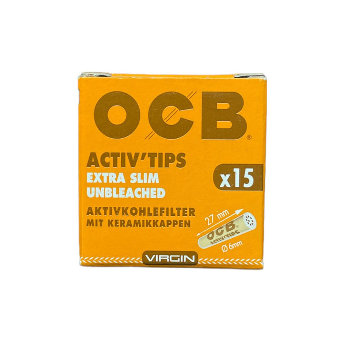 Buy OCB Extra Slim Unbleached Activated Carbon Filter | Slimjim India