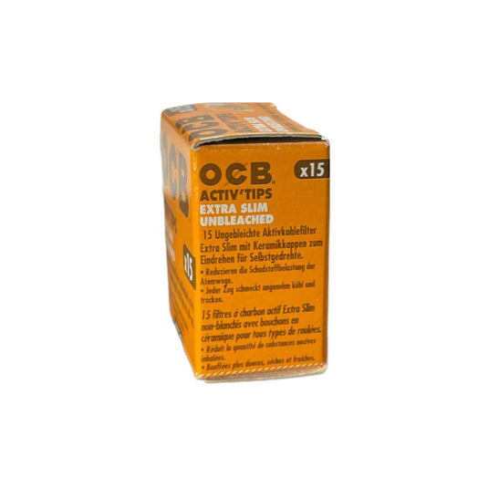 Buy OCB Extra Slim Unbleached Activated Carbon Filter | Slimjim India