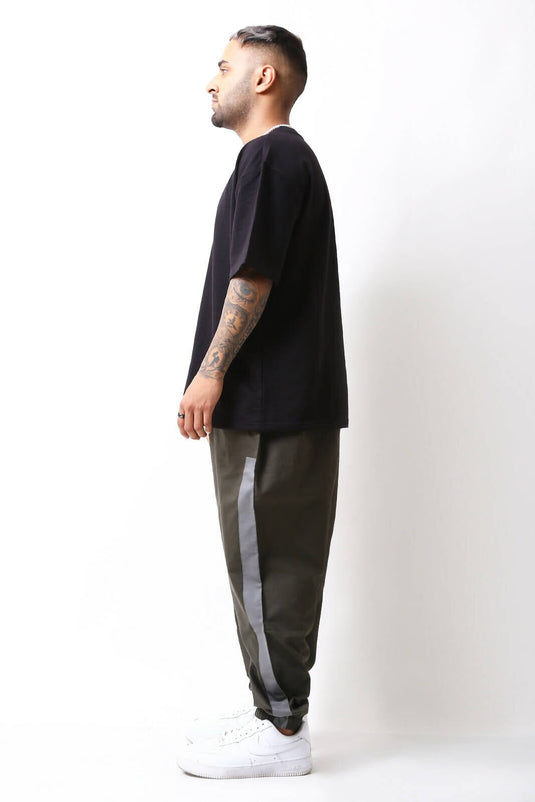 Buy Olive & Grey Dexter Loose Pant Harem Pants | Slimjim India