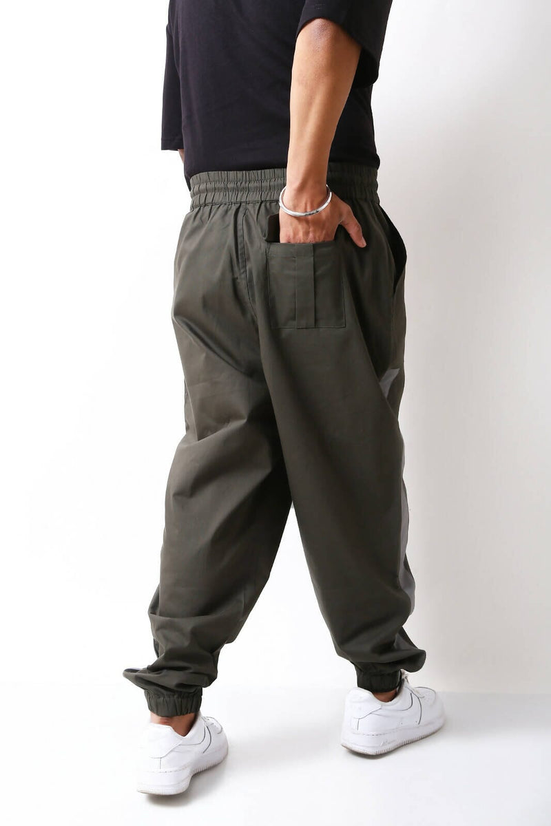 Load image into Gallery viewer, Buy Olive &amp; Grey Dexter Loose Pant Harem Pants | Slimjim India
