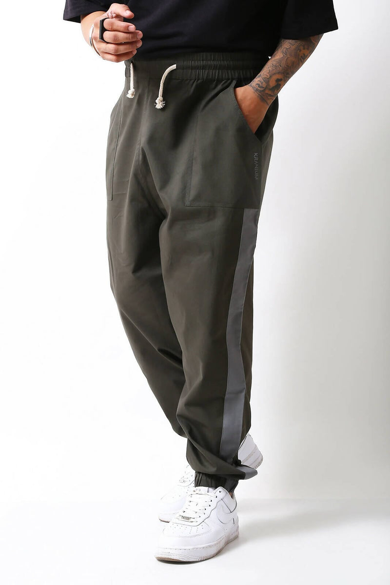 Load image into Gallery viewer, Buy Olive &amp; Grey Dexter Loose Pant Harem Pants | Slimjim India
