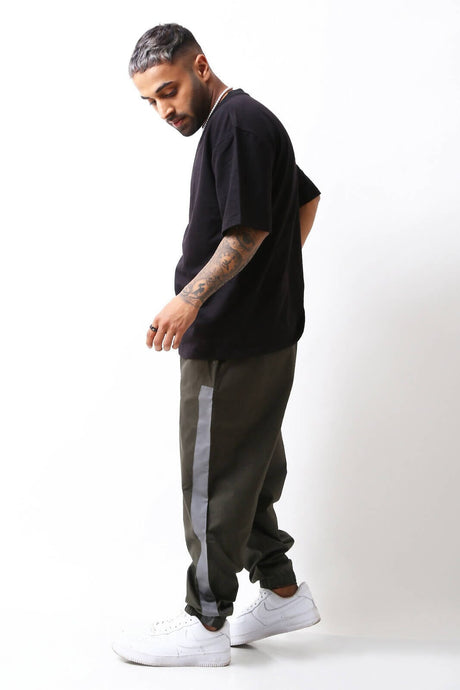 Buy Olive & Grey Dexter Loose Pant Harem Pants | Slimjim India