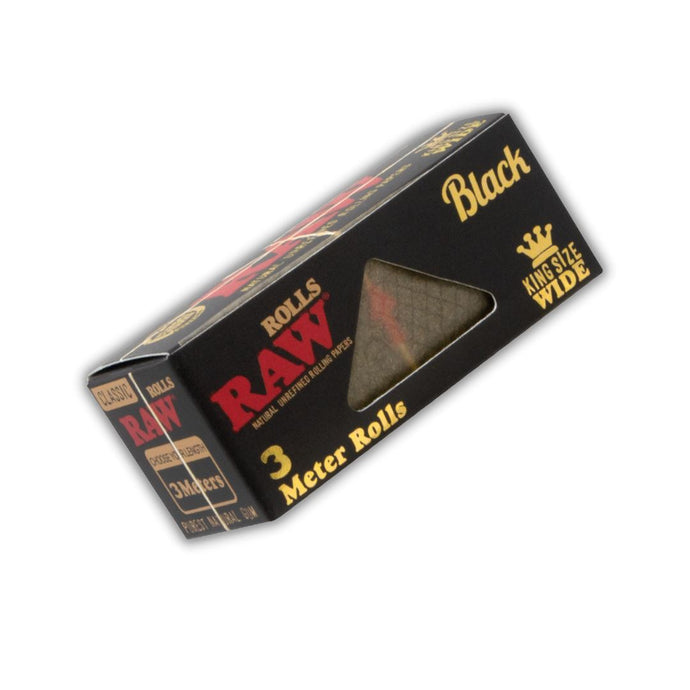 Buy RAW Black Classic - King Size Wide Rolls (3m) | Slimjim India