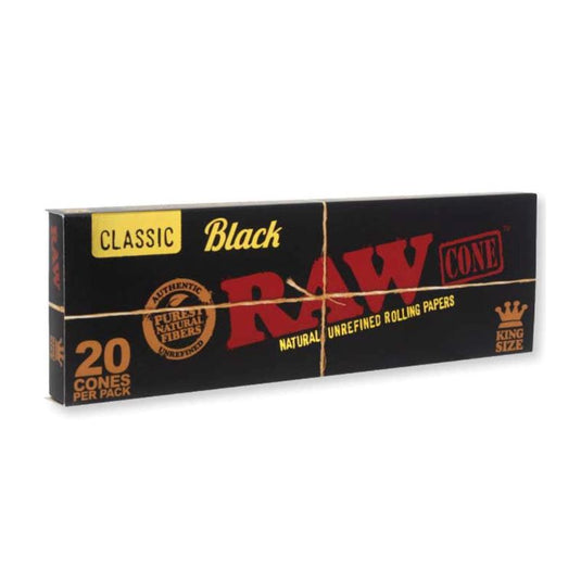 Buy RAW - BLACK CONE K/S 20'S | Slimjim India