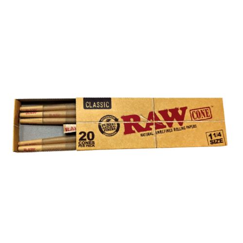 Load image into Gallery viewer, Buy RAW Classic - 1 1/4 Size Cones (Pack of 20) on Slimjim India
