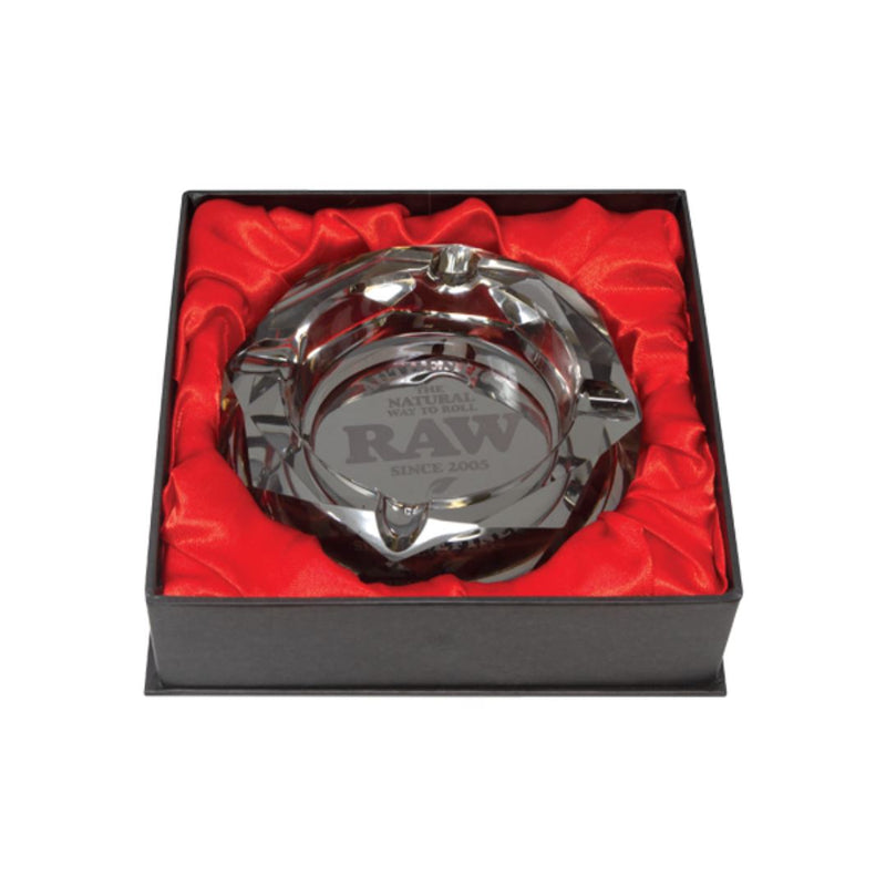 Load image into Gallery viewer, Buy RAW - Dark Side Glass Ashtray Ashtrays | Slimjim India
