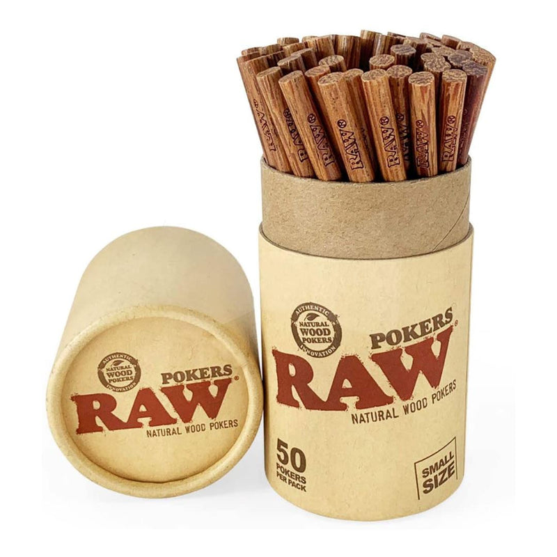 Load image into Gallery viewer, Buy RAW - Natural Wood Pokers Smoking Accessories | Slimjim India
