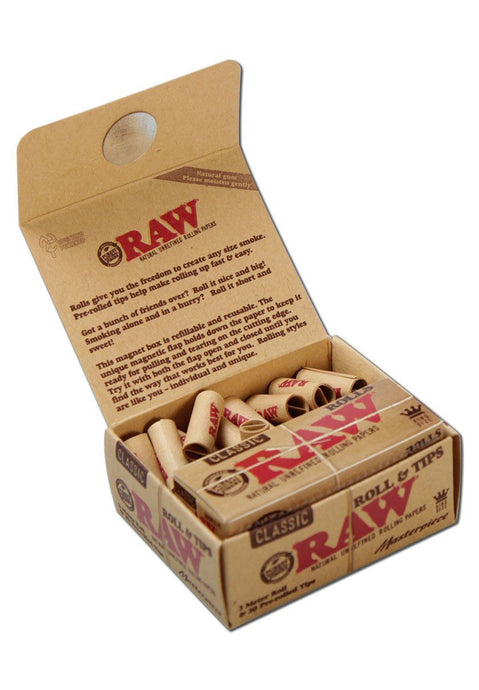 RAW Rolls & Tips - Masterpiece Paraphernalia RAW 