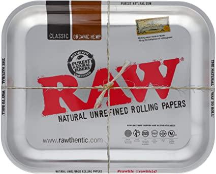 Load image into Gallery viewer, RAW Steel Rolling Tray Rolling Tray RAW Large 
