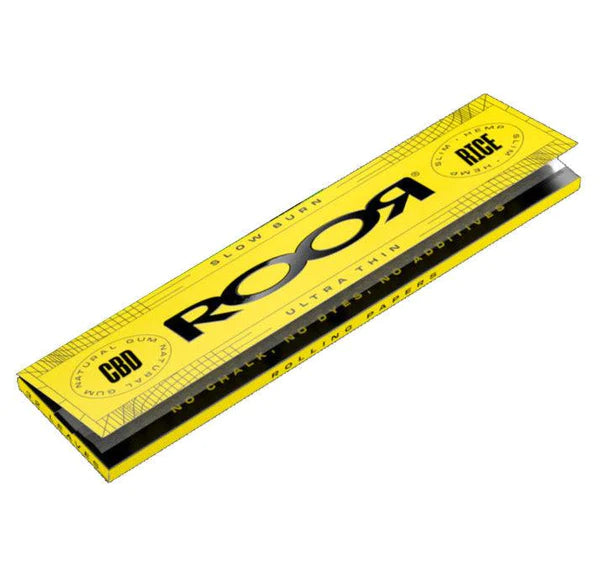 Load image into Gallery viewer, Buy ROOR - ULTRA THIN KING SIZE SKINS ( 3 VARIETIES) Roor - &#39;Rice&#39; Ultra Thin King Size Rolling Papers | Slimjim India
