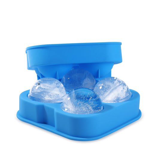 Buy Silicone Ice Cube Tray - Sphere Blue | Slimjim India