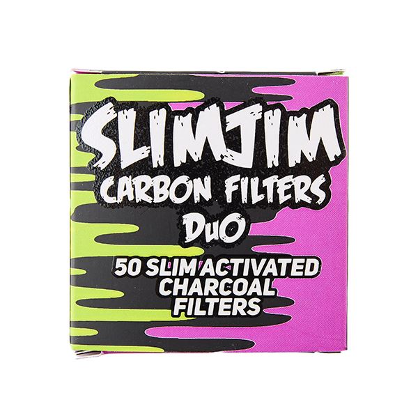 Buy Slimjim - DuO Carbon Filters ( Extra Slim) (6MM) (Pack of 50) filter | Slimjim India