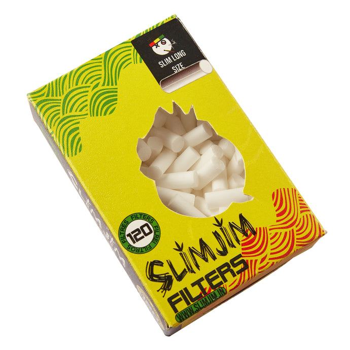 Slimjim Filters Slim Long Size (22 X 6 MM) Cotton Filter Slimjim 