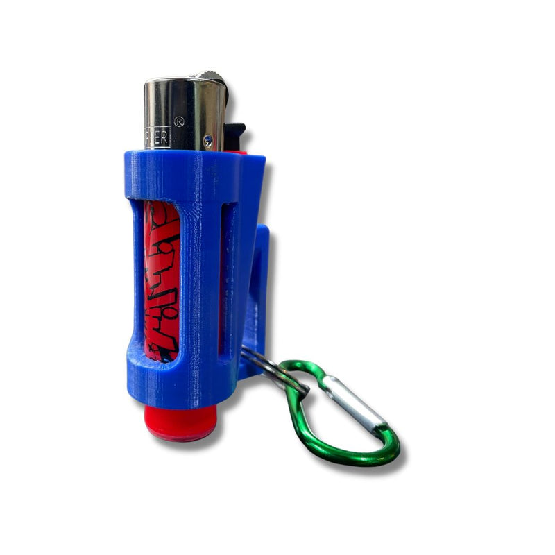 Load image into Gallery viewer, Buy Slimjim Lighter Case Keychain Lighter Case Blue | Slimjim India
