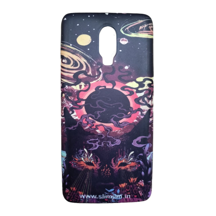 Slimjim - Mobile Cover ( Spaced Out ) Phone Cover Printland One Plus 6T 