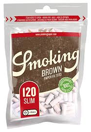 Load image into Gallery viewer, Smoking Brown Slim Filters (15 X 6 MM) Smokeables smoking 
