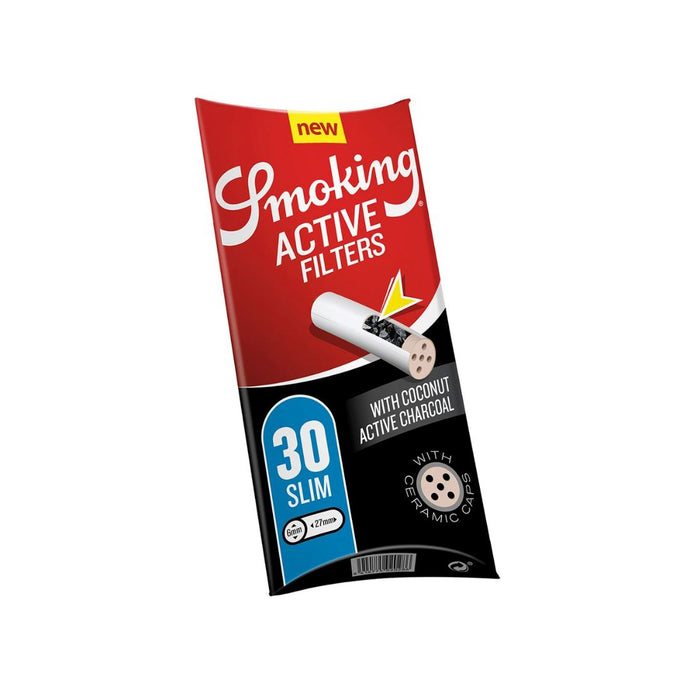 Buy Smoking Slim Activated Charcoal Filters (6mm) Active Charcoal Filter | Slimjim India
