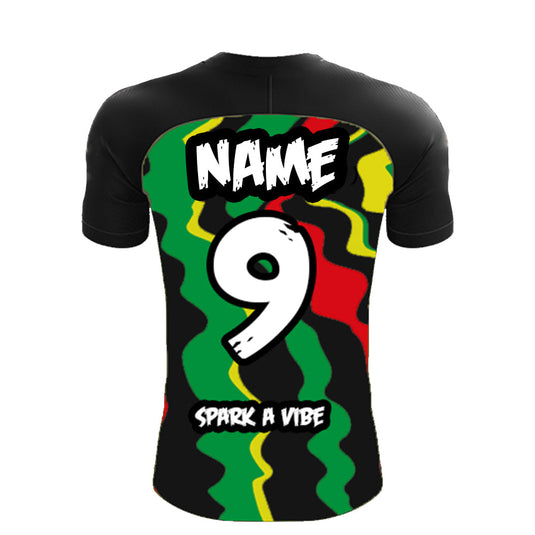 Buy Spark A Vibe - Football Jersey (Black) Clothing | Slimjim India