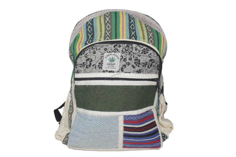 Load image into Gallery viewer, THC Hemp Flower Patch Backpack Bags Himalayan Hemp green 
