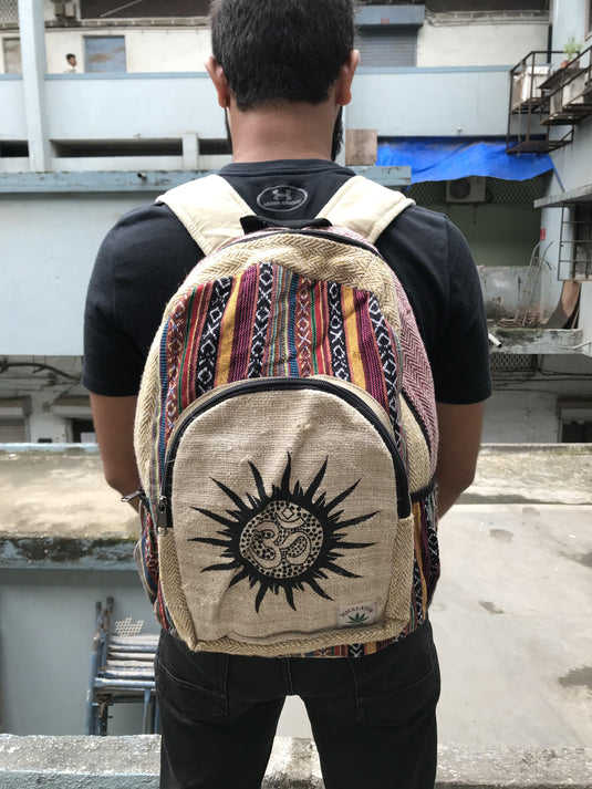 THC Hemp Printed Backpack BAGS Himalayan Hemp Sun 