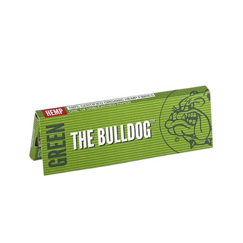 Buy The Bulldog - Green Hemp -1 1/4th Rolling Paper Rolling Paper | Slimjim India