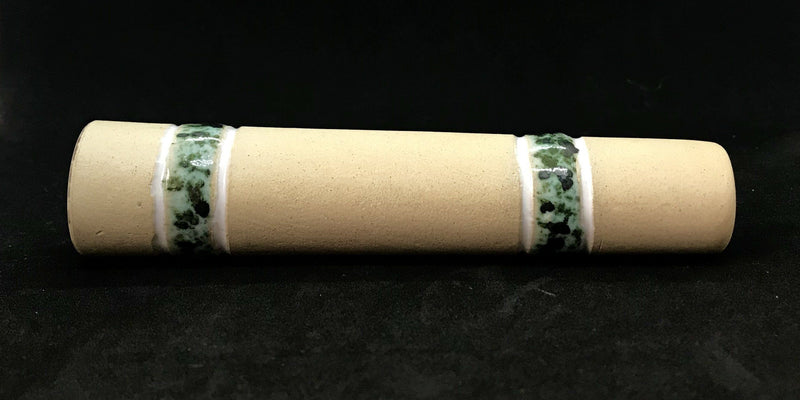 Load image into Gallery viewer, The Gold Compass Italian Clay Chillum (5 Inch) chillum Patrick&#39;s Chillums 
