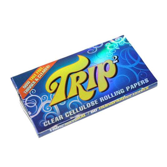 Trip2 Transparent Clear 1 1/4th Rolling Papers Paraphernalia Trip2 