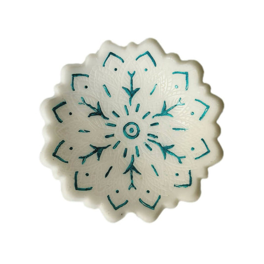 Buy White Mandala Mixing Bowl Mixing Bowl | Slimjim India
