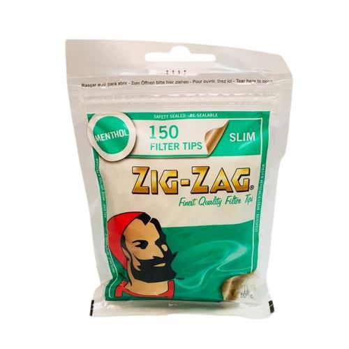 Buy Zig Zag - Menthol Filters Tips (Slim Size) Cotton Filter | Slimjim India